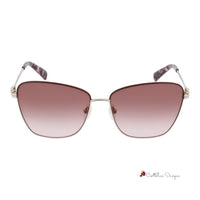 Bicolor Metal Sunglasses