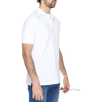 White Cotton Polo Shirt