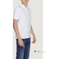 White Cotton Polo Shirt