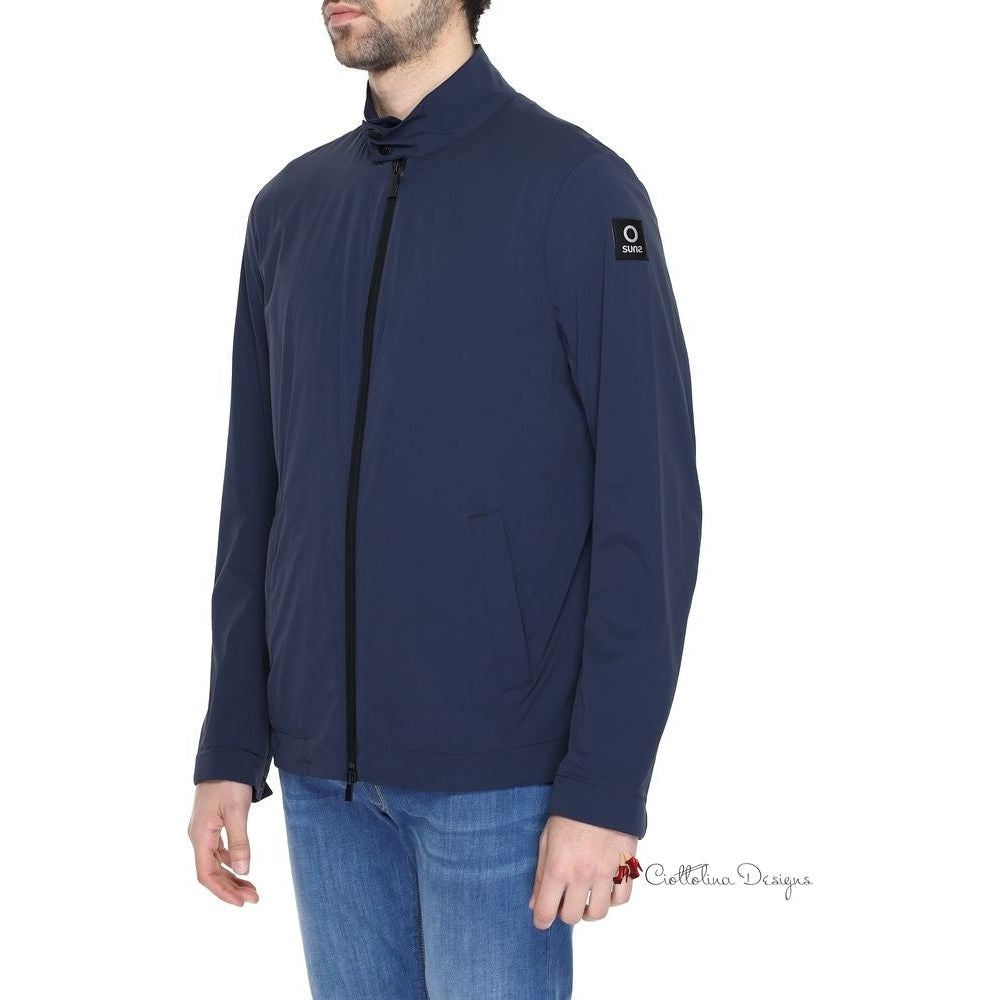 Blue Nylon Jacket