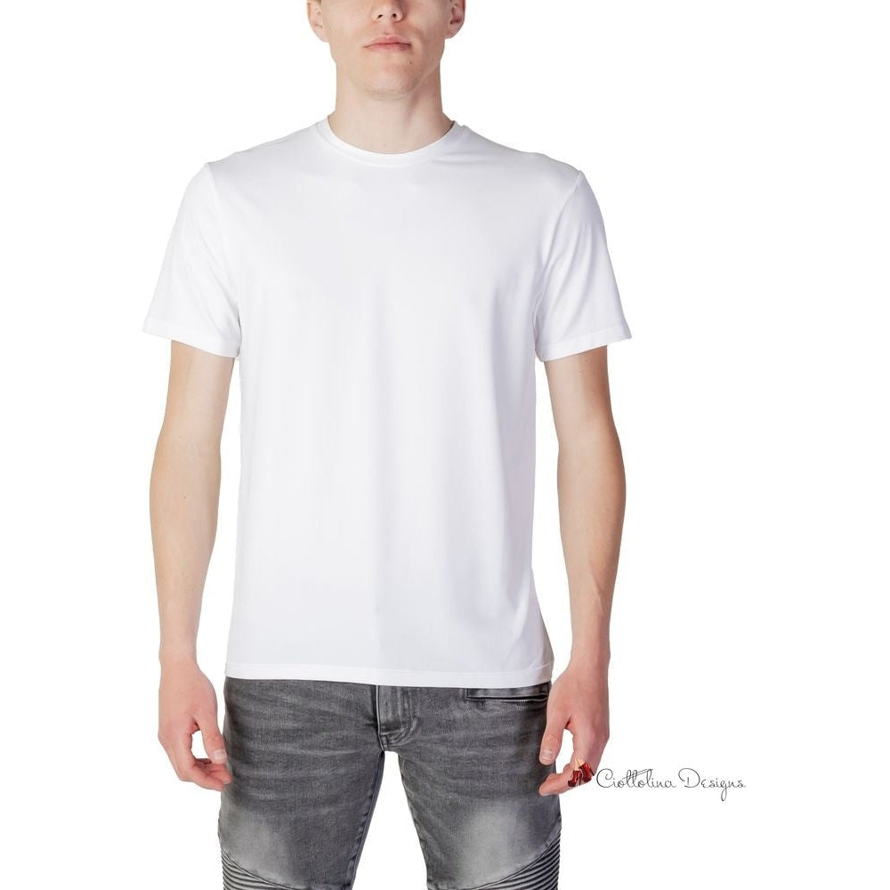 White Polyester T-Shirt