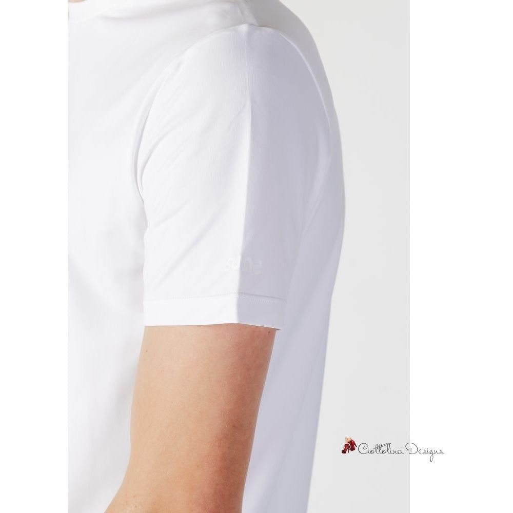 White Polyester T-Shirt