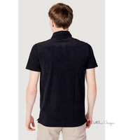 Black Polyester Polo Shirt