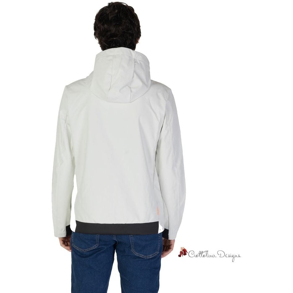 Cream Polyester Jacket