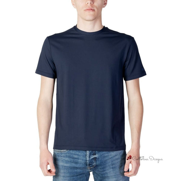 Blue Polyester T-Shirt