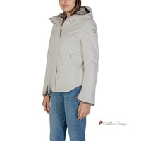 Cream Polyester Jackets & Coat