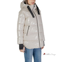 Beige Polyamide Jackets & Coat