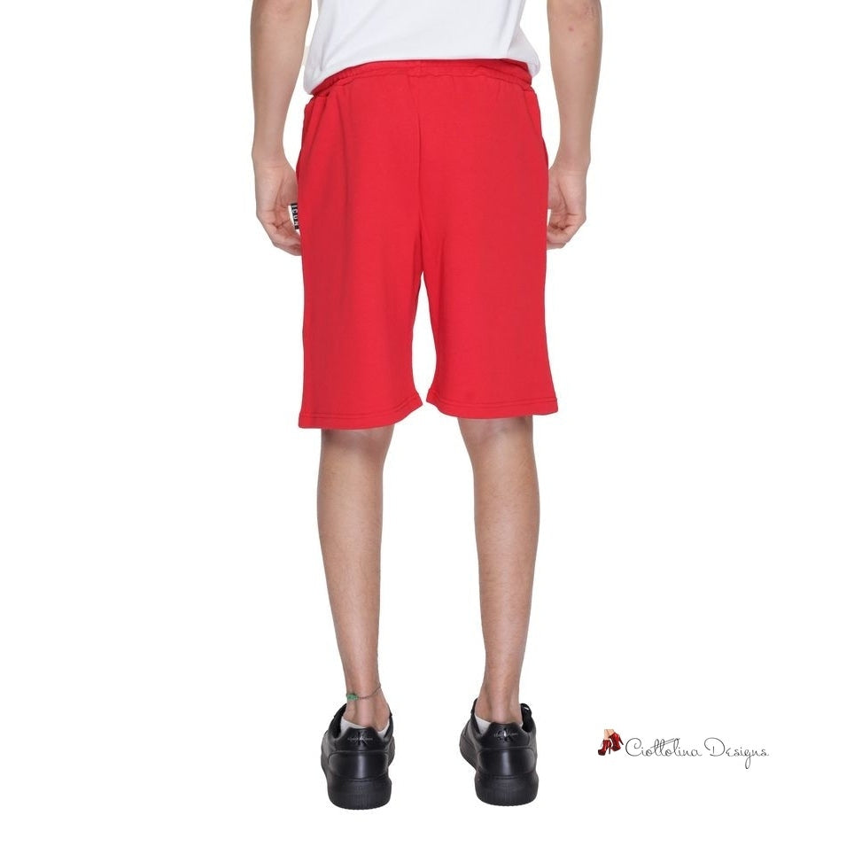 Red Cotton Short