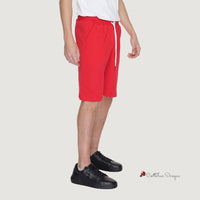 Red Cotton Short