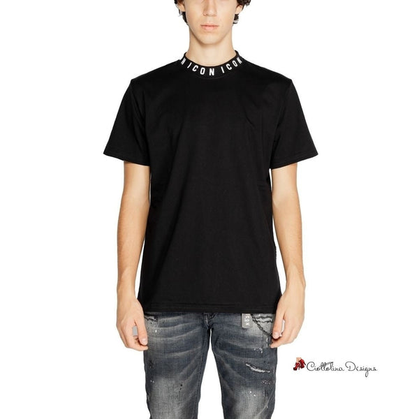 Black Cotton T-Shirt