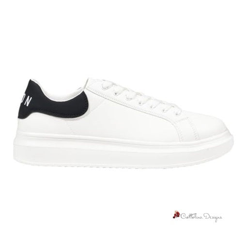 White Fabric Sneaker