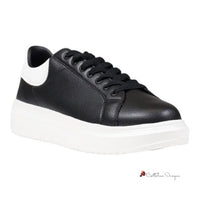 Black Fabric Sneaker