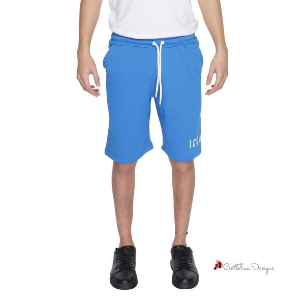 Blue Cotton Short