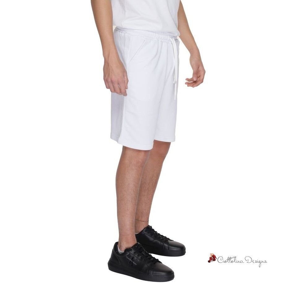 White Cotton Short