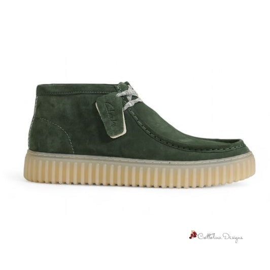 Green Suede Boot