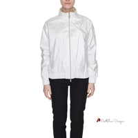 White Polyester Jackets & Coat