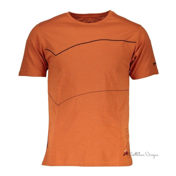 Orange Cotton T-Shirt