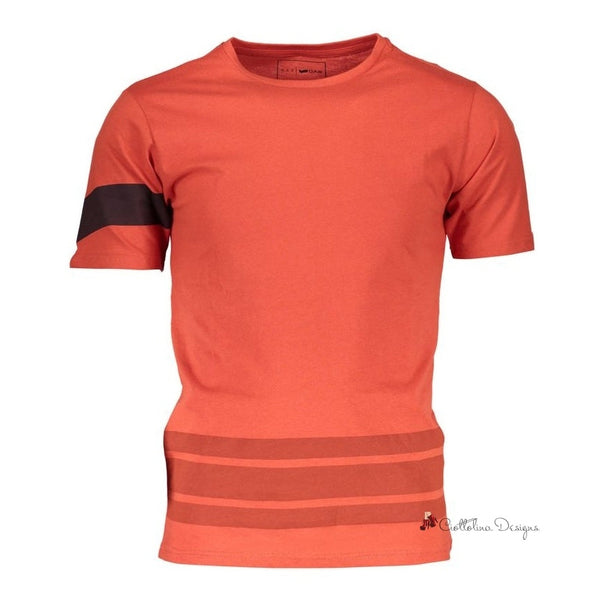 Orange Cotton T-Shirt