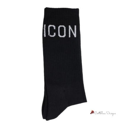 Black Cotton Sock