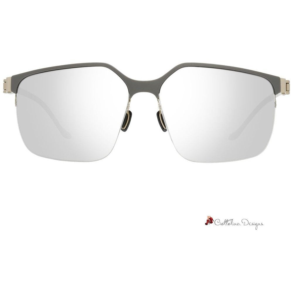 Gray Metal Sunglasses