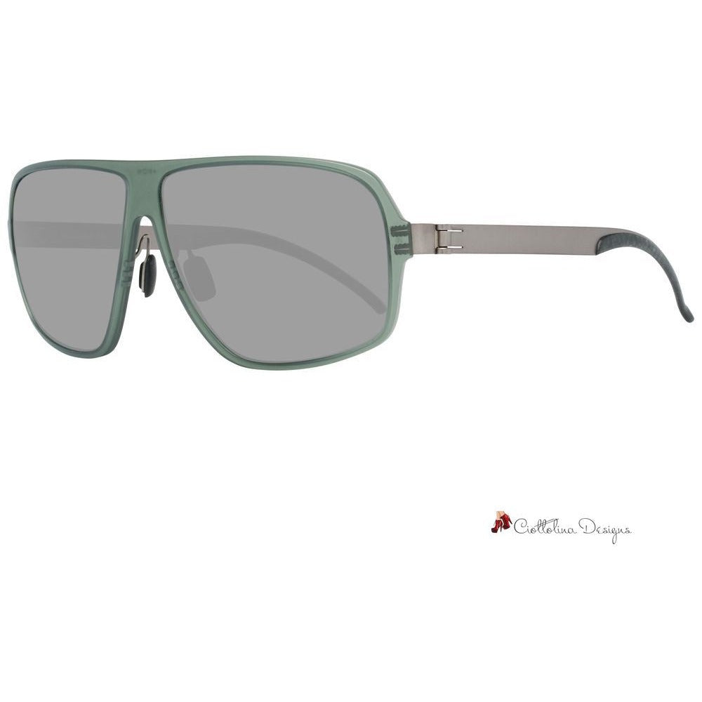 Gray Metal Sunglasses