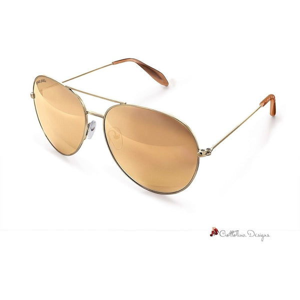 Gold Metal Sunglasses