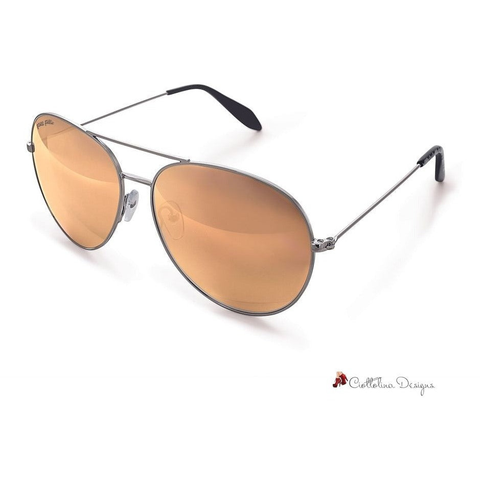 Silver Metal Sunglasses