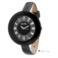 Black Leather Watch