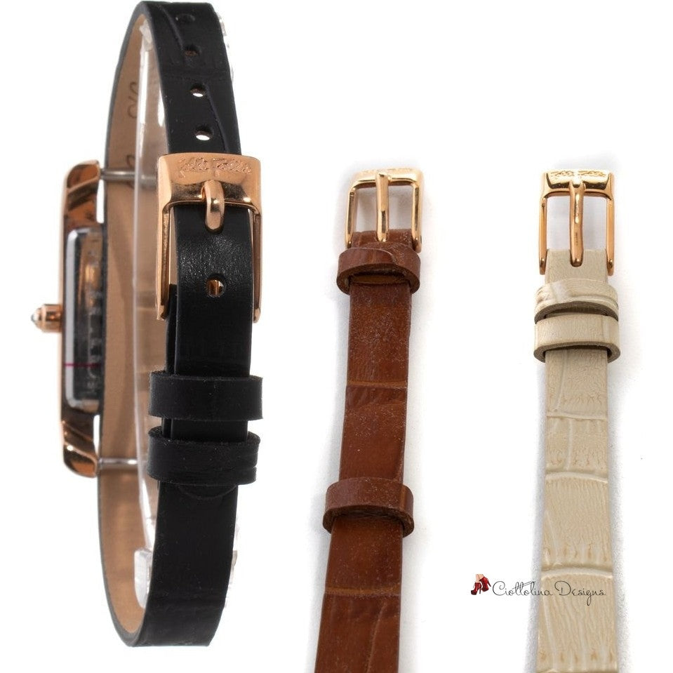 Multicolor Leather Watch