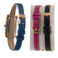 Multicolor Leather Watch