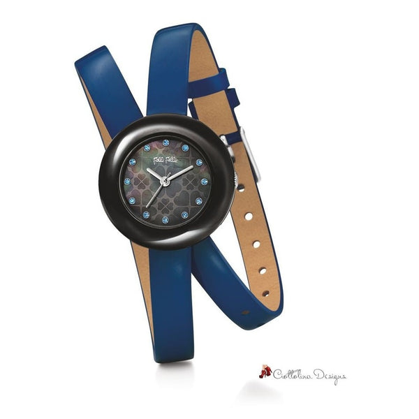 Blue Leather Watch