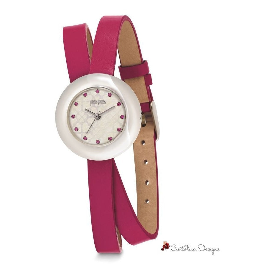 Multicolor Leather Watch