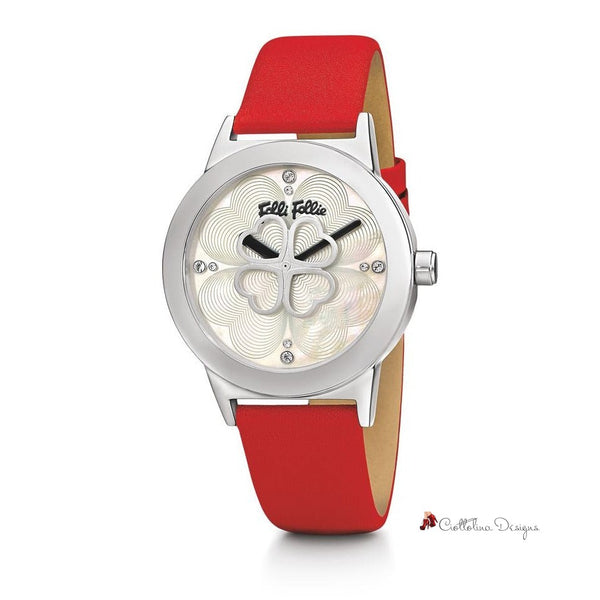 Red Leather Watch