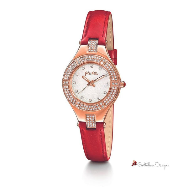 Red Leather Watch