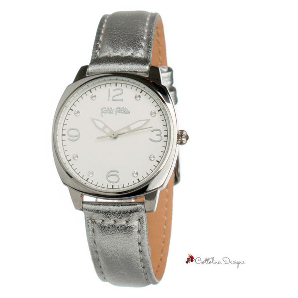 Gray Leather Watch