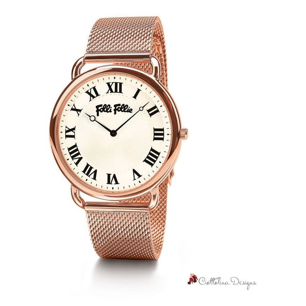 Rose Gold Steel Watch