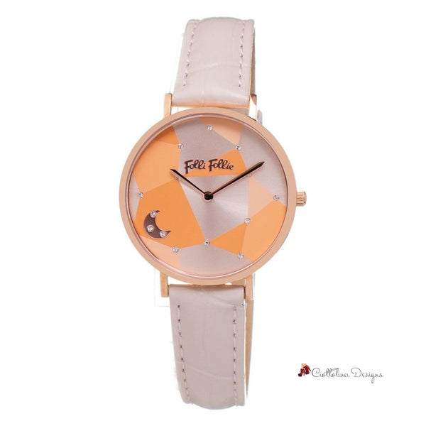 Beige Leather Watch