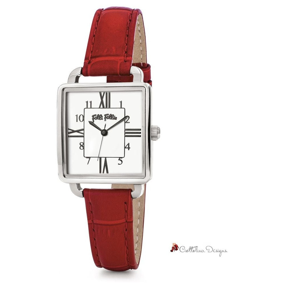 Red Leather Watch