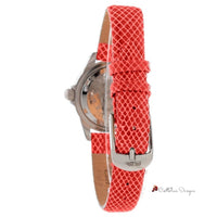 Red Leather Watch