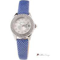 Blue Leather Watch