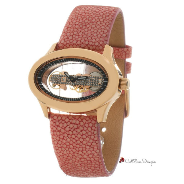 Multicolor Leather Watch