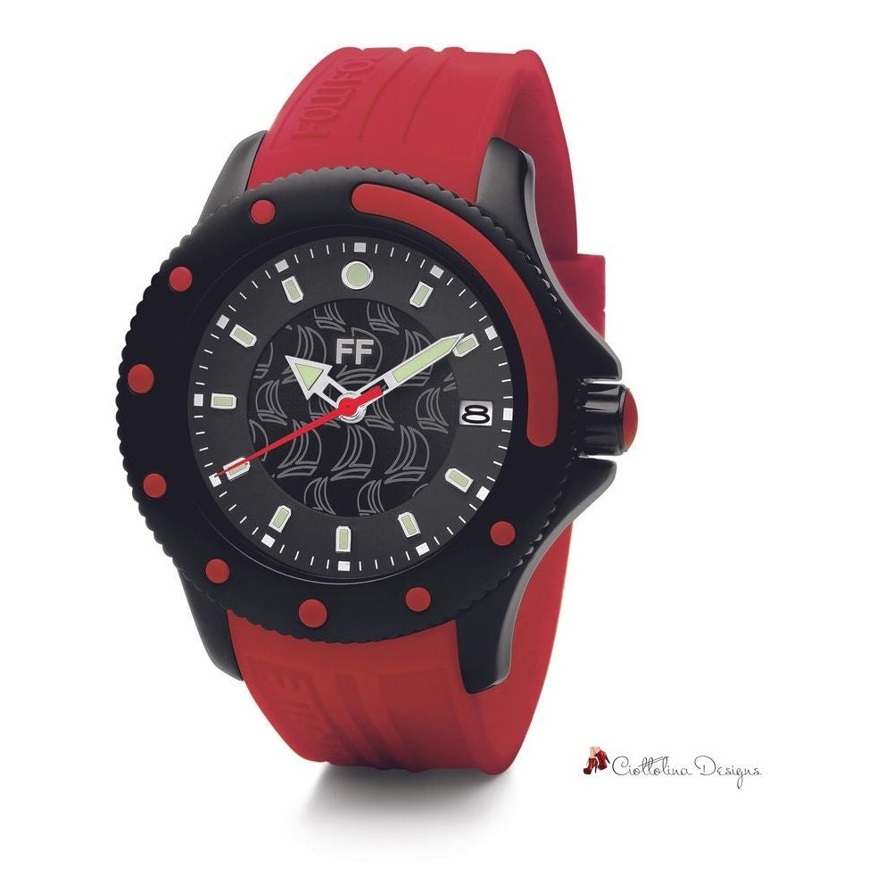 Red Silicone Watch