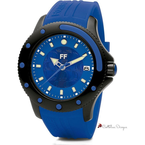 Blue Silicone Watch