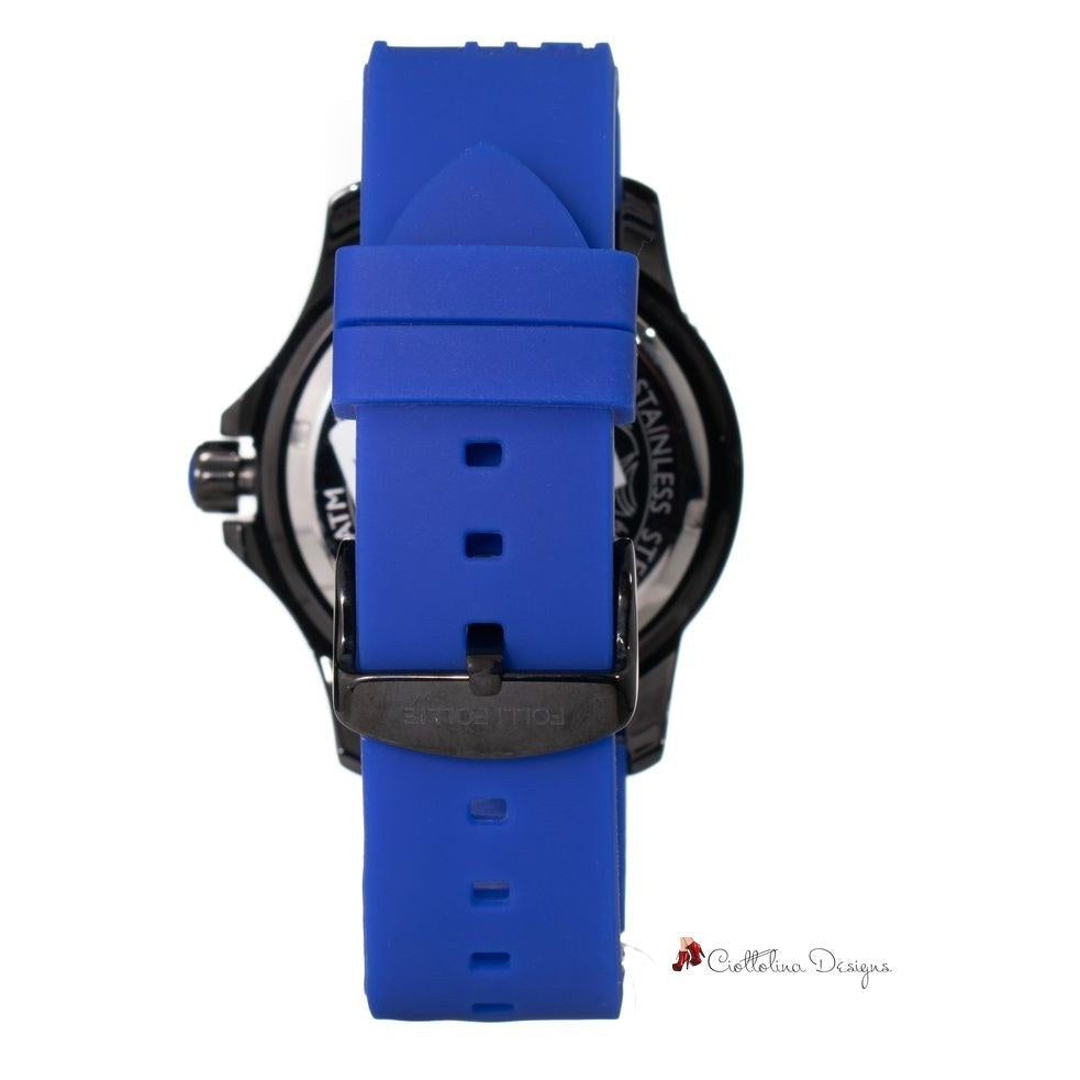 Blue Silicone Watch