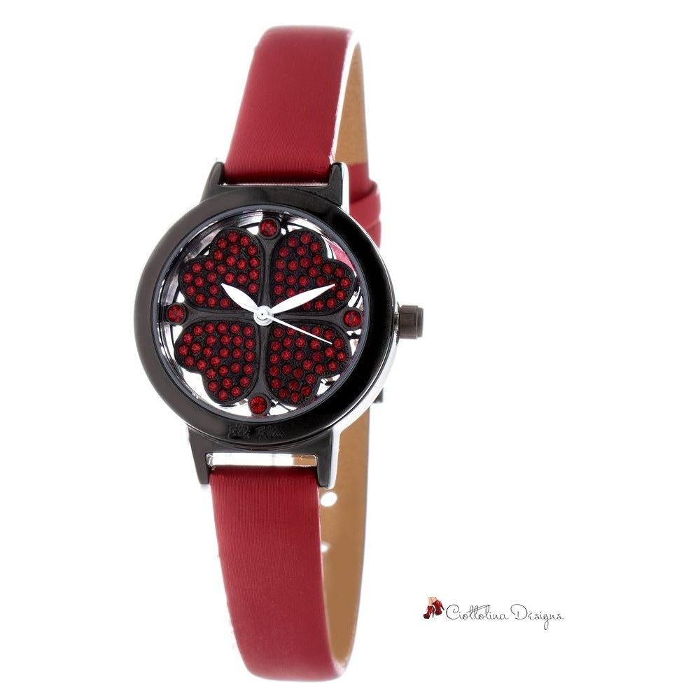 Red Leather Watch