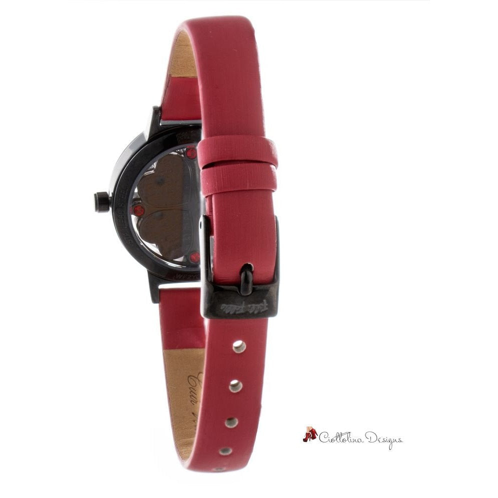 Red Leather Watch