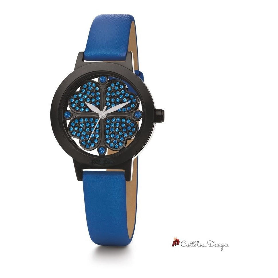 Blue Leather Watch