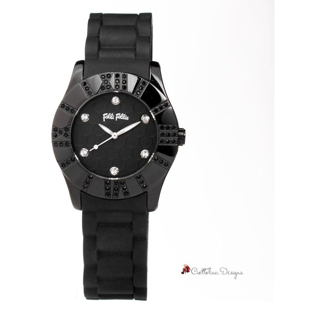 Black Silicone Watch