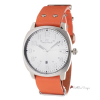 Orange Leather Watch