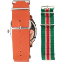 Orange Leather Watch